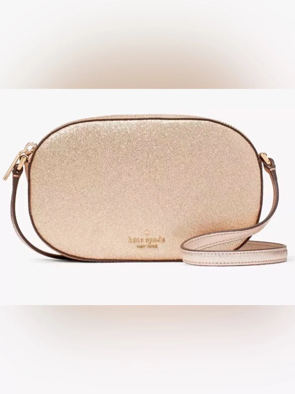 Authentic Kate Spade Glimmer Gold crossbody KE459 / Retail $299- new with tags